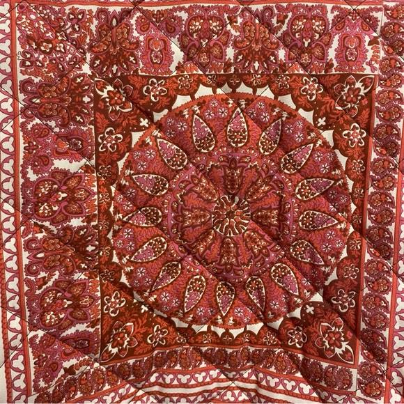 Polagram Red Bomber Jacket with Paisley Print - Picture 5 of 5